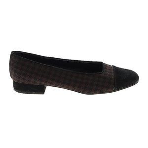 Ditto by VanEli Black & Brown Houndstooth Flats, Size 10